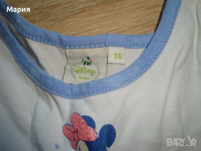Маркови бебешки роклички Benetton,Disney и други, снимка 5 - Бебешки рокли - 41329706