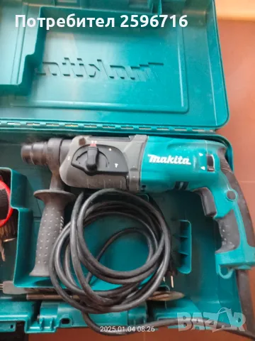 Продавам перфоратор Makita HR2470, снимка 1 - Куфари с инструменти - 48543424