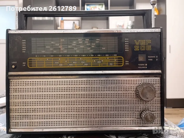 Радио VEF 206 в добро визуално състояние, снимка 1