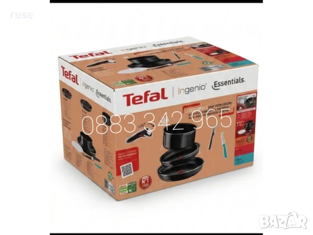 НОВИ! Комплект съдове Tefal Ingenio 7 части с нож и белачка Tefal