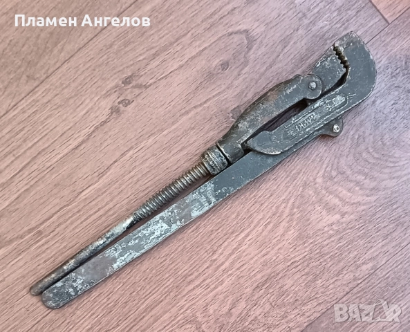 Стар тръбен ключ, снимка 2 - Ключове - 51573771
