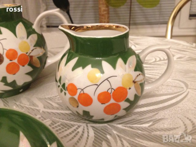 Руски порцелан Дулево Сервиз за чай кафе нов пълен комплект, снимка 6 - Антикварни и старинни предмети - 39519782