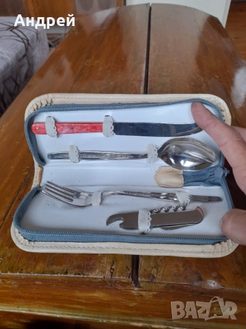 Стар туристически комплект прибори за хранене #3, снимка 2 - Други ценни предмети - 52135842