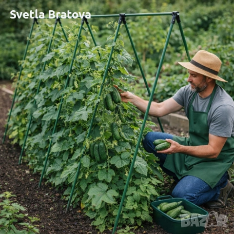 Градинска рамка тип пергола - издръжлива и устойчива - 4 броя, снимка 3 - Градински мебели, декорация  - 53813489