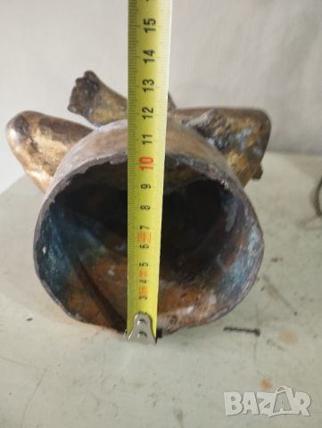 Стара антикварна статуетка, снимка 8 - Други ценни предмети - 44822074