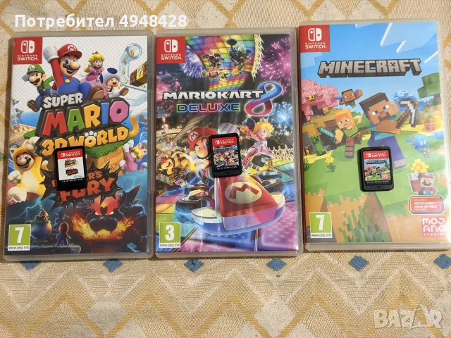 Nintendo Switch oled с 3 игри става и бартер, снимка 7 - Nintendo конзоли - 56060005