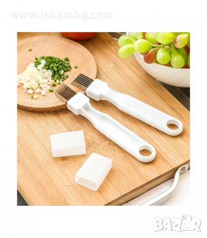 ДОМАКИНСКИ НОЖ ЗА РЯЗАНЕ НА ПРЕСЕН ЛУК И ПРАЗ - код 1859, снимка 3 - Аксесоари за кухня - 33977843