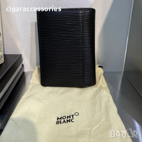 Оригинален Montblanc мъжки портфейл – естествена кожа, пълен комплект, снимка 8 - Портфейли, портмонета - 53747331