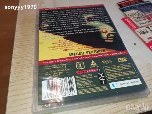 BUENA VISTA SOCIAL CLUB-DVD 0703251124, снимка 7 - DVD филми - 49398953