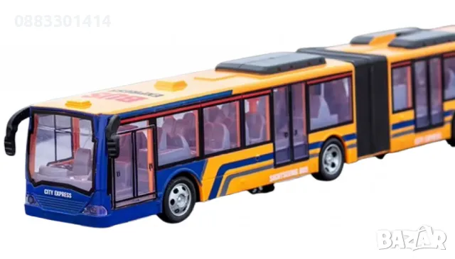 Автобус с дистанционно управление , снимка 2 - Коли, камиони, мотори, писти - 48170448