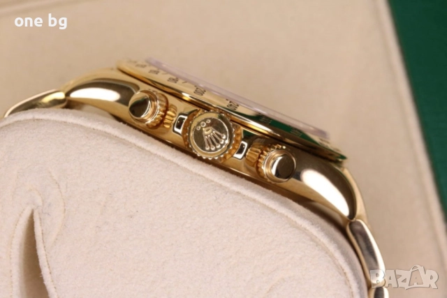 Rolex Daytona Gold Leopard 18 K Gold , снимка 5 - Луксозни - 52058550