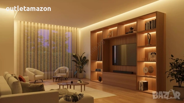 Philips - LED RGBW димируема лента Hue WHITE AND COLOR AMBIANCE 3m , снимка 6 - Лед осветление - 53073466