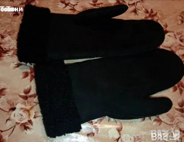 Нови Топли Дамски Ръкавици от Естествена Кожа M, снимка 2 - Ръкавици - 48971827