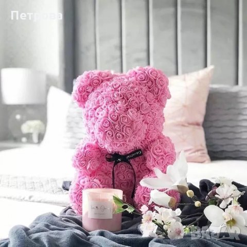 Розово мече от рози, снимка 3 - Декорация за дома - 35695504