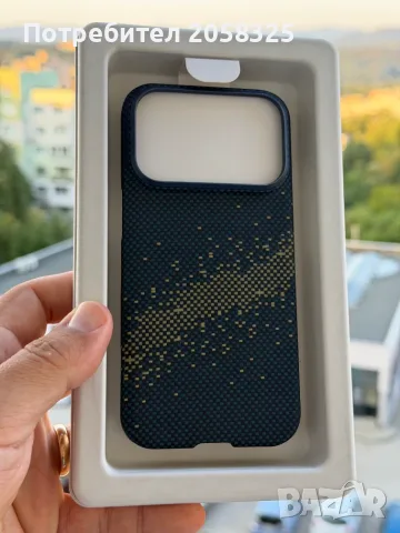 Кевларен калъф Pitaka MILKY WAY GALAXY за iPhone 17 Pro, снимка 3 - Калъфи, кейсове - 55973945