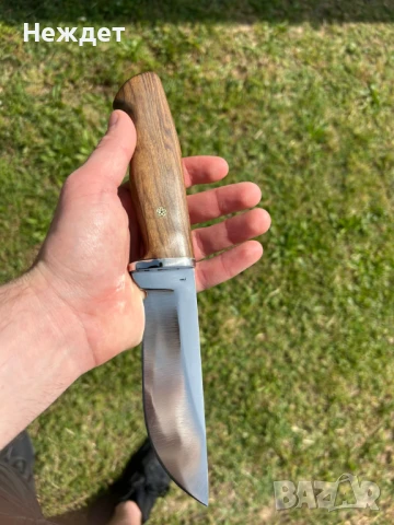 Ловен нож от кован лагер шх15. , снимка 8 - Ножове - 50556228