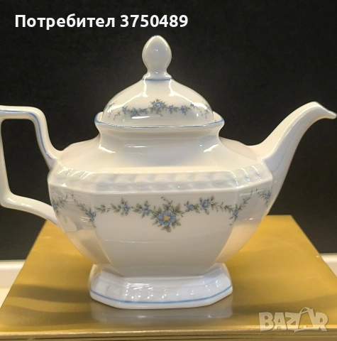 Порцеланови кана и чайник, снимка 4 - Сервизи - 53025477