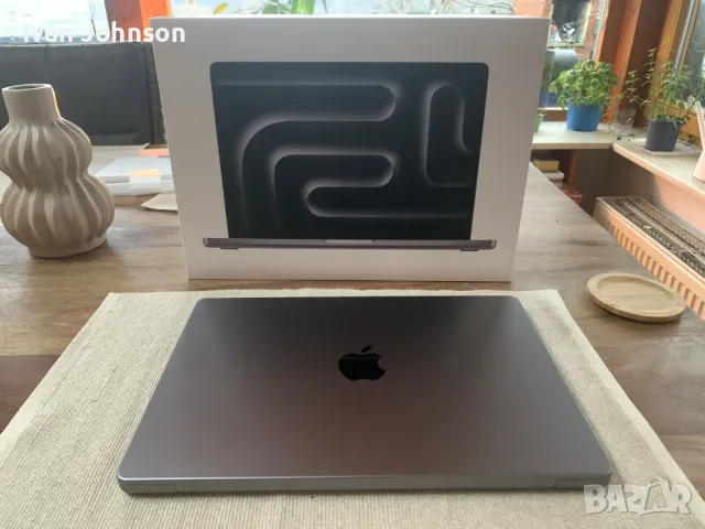 Apple MacBook Pro 14 инча 512GB SSD, M3, 8GB RAM. ДОСТАВКА ОТ ЧЕХИЯ., снимка 1 - Лаптопи за работа - 48817453