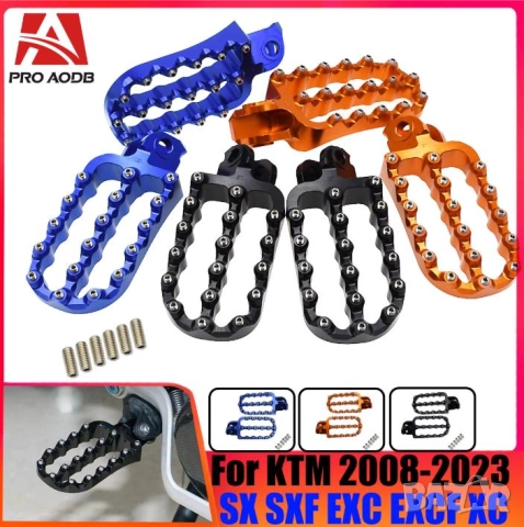 Степенки Мото Стъпала за Kрака Ковани Педали Husqvarna Svartpilen 701 Enduro R Supermoto KTM GAS GAS, снимка 2 - Части за велосипеди - 52709860