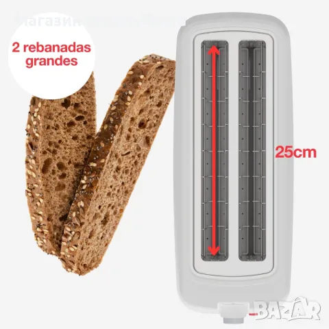 НОВ Тостер с Гаранция Solac Buon Giorno Double, снимка 8 - Тостери - 49677208