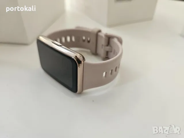 Huawei Watch Fit смарт часовник Smartwatch розов пълен комплект супер състояние, снимка 15 - Дамски - 50125458