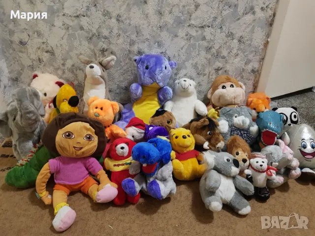 Плюшени играчки огромен лот- цена 120 лв., снимка 2 - Плюшени играчки - 47806338