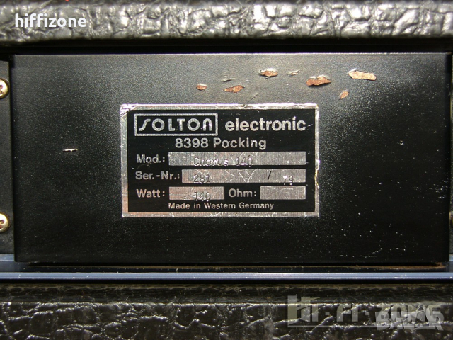 Кубе Solton Guitar amp chorus 140, снимка 9 - Ресийвъри, усилватели, смесителни пултове - 36135441