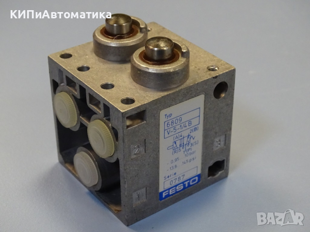 пневматичен изключвател Festo 6809 V-5-1/4 B stem actuated pneumatic limit valve, снимка 6 - Резервни части за машини - 44601118