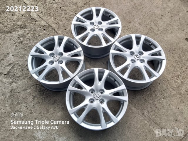 4 броя алуминиеви джанти за Маzda 16, снимка 3 - Гуми и джанти - 35880044