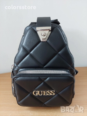 Черна раница Guess/SG77y , снимка 2 - Раници - 51704294