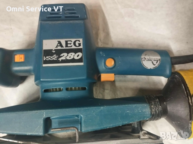 Шлайфмашина AEG 105x230 мм плот, снимка 2 - Други инструменти - 52505962