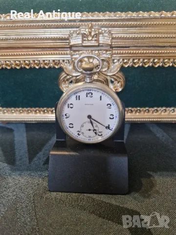 Прекрасен антикварен колекционерски швейцарски джобен часовник ZENITH 