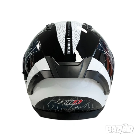 Мото каска с вградени очила, снимка 2 - Аксесоари и консумативи - 53299322