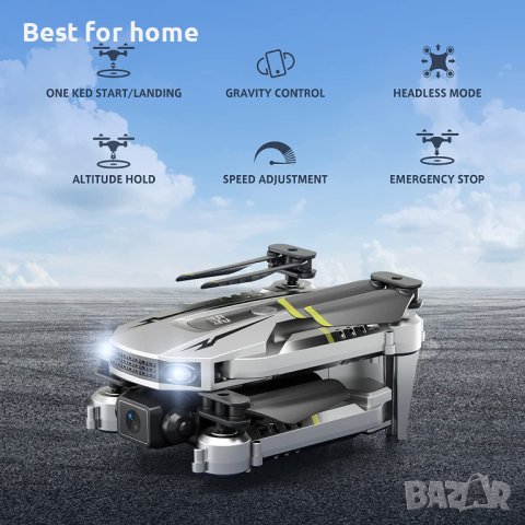 Мини дрон TOPRCBOXS S2 с 1080P HD камера и две батерии, снимка 10 - Дронове и аксесоари - 40454493