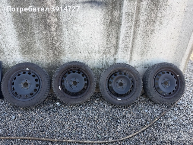 Джанти 5х112 с зимни гуми 