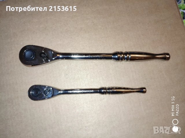 Halfords Advanced 2броя 100зъба 3/8 и 1/2 качествени тресчотки, снимка 6 - Други инструменти - 51190105