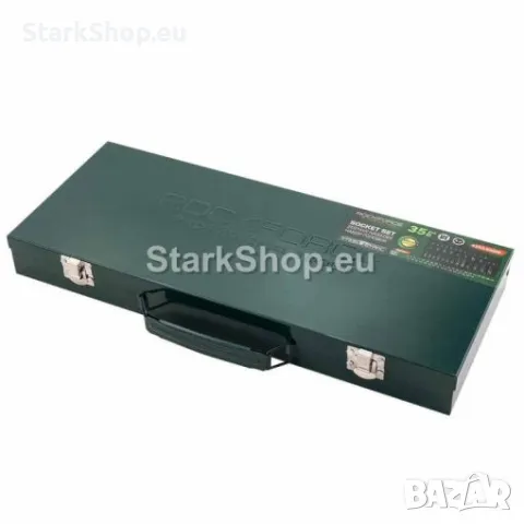 Професионален Комплект Ударни Вложки 1/2″ 35 Части ROCKFORCE от 6-32мм Средни и Дълбоки в Метален Ку, снимка 4 - Други инструменти - 50394614