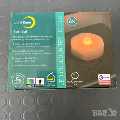 LED свещи LIGHT ZONE, снимка 3 - Декорация за дома - 52116989