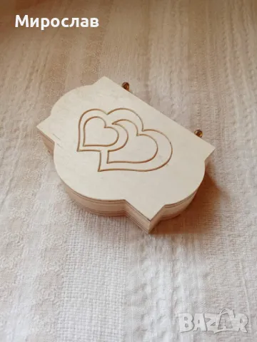 Сватбена кутийка за халки., снимка 2 - Подаръци за сватба - 49983372