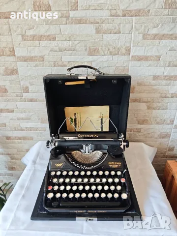 Стара пишеща машина Continental WW - Made in Germany - 1930 год. - Антика