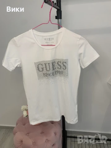 Тениска Guess размер S, снимка 12 - Тениски - 51036368