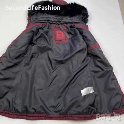 Дамско зимно яке Navahoo с подплата, топло, цвят Бордо размер XS., снимка 2 - Якета - 52859048