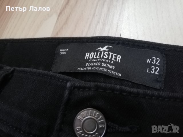 Нова Цена Hollister НОВИ дънки мъжки черни 32/32, снимка 4 - Дънки - 42125929
