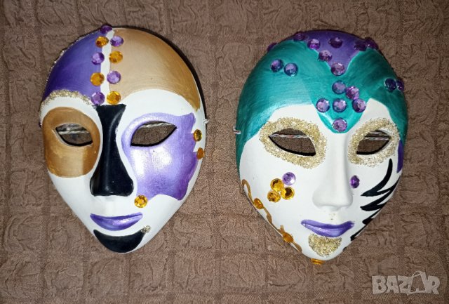 Керамични маски за декорация ръчна изработка 