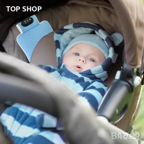 Бебешка залъгалка за сън, balnore Бебешка вибрираща залъгалка 3 режима и интензитети на вибрация, снимка 3 - Пелени, памперси - 49522751