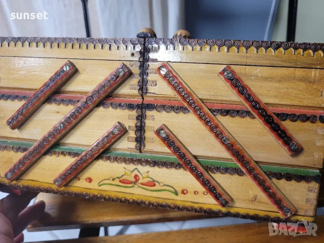 дървена кутия за шивашки принадлежности от ‼️1960 г.!!‼️‼️, снимка 8 - Антикварни и старинни предмети - 47373512