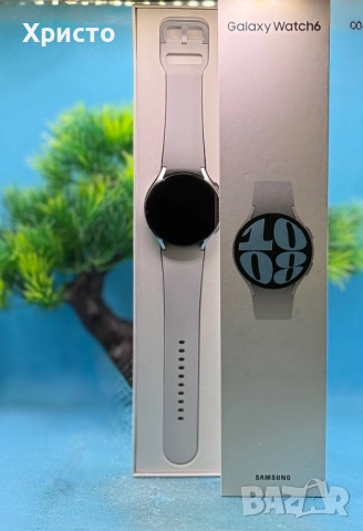 НОВО!!! Смарт часовник Samsung Galaxy Watch 6, 44 mm, Silver , снимка 2 - Смарт часовници - 52348095