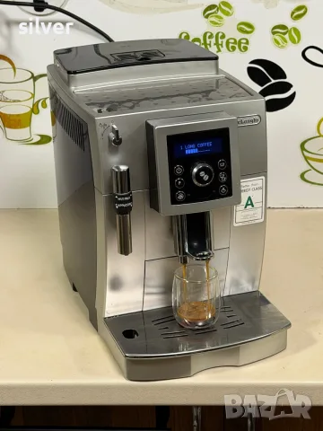 Кафемашина кафе автомат delonghi magnifica с гаранция, снимка 3 - Кафемашини - 56015461