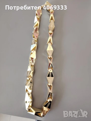 Нов Златен ланец 80.54гр/14к  , снимка 3 - Колиета, медальони, синджири - 50787997