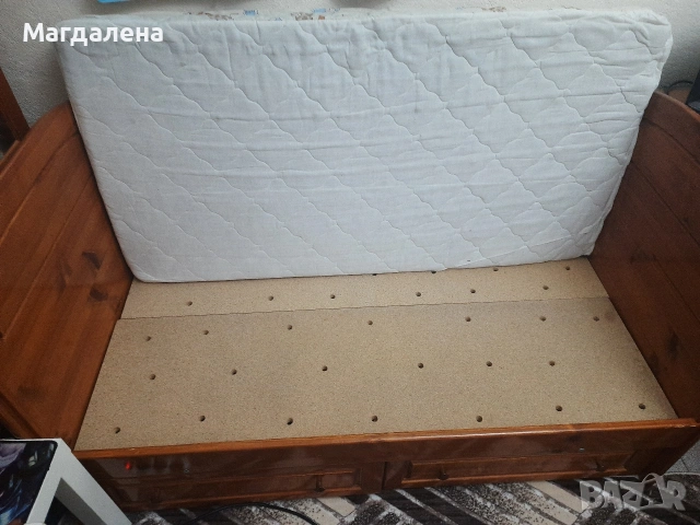 Бебешко легло 120×60 с матрак и 2 чекмеджета, снимка 5 - Бебешки легла и матраци - 53753705
